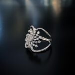 Bague Platine sertie Diamant vvs -F – Image 2